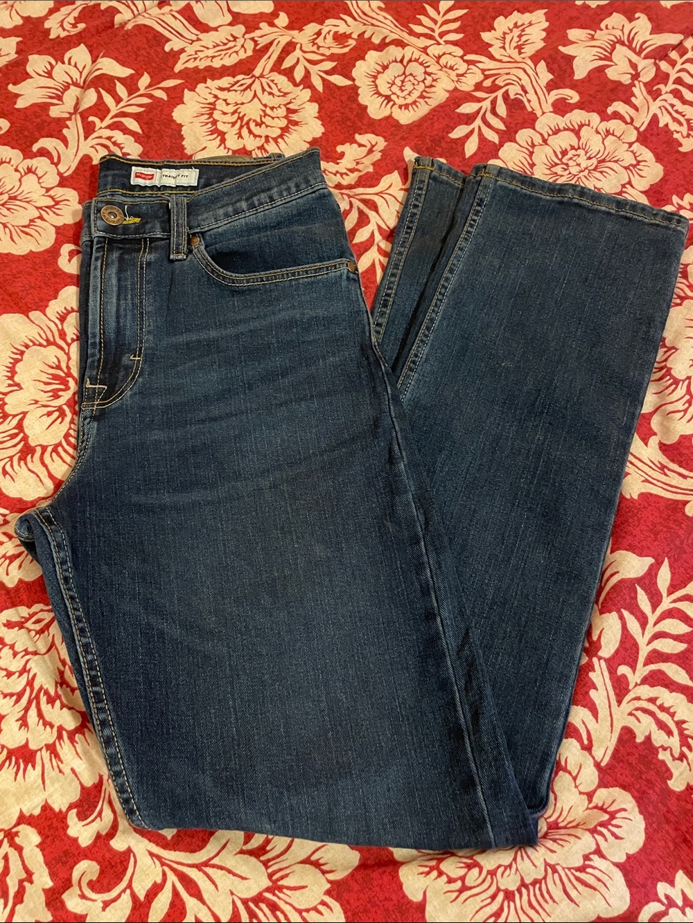 Wrangler Men's Indigo Straight Jeans